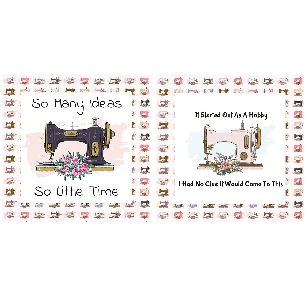 Quilting Quotes Variation 1 Pillow Panels