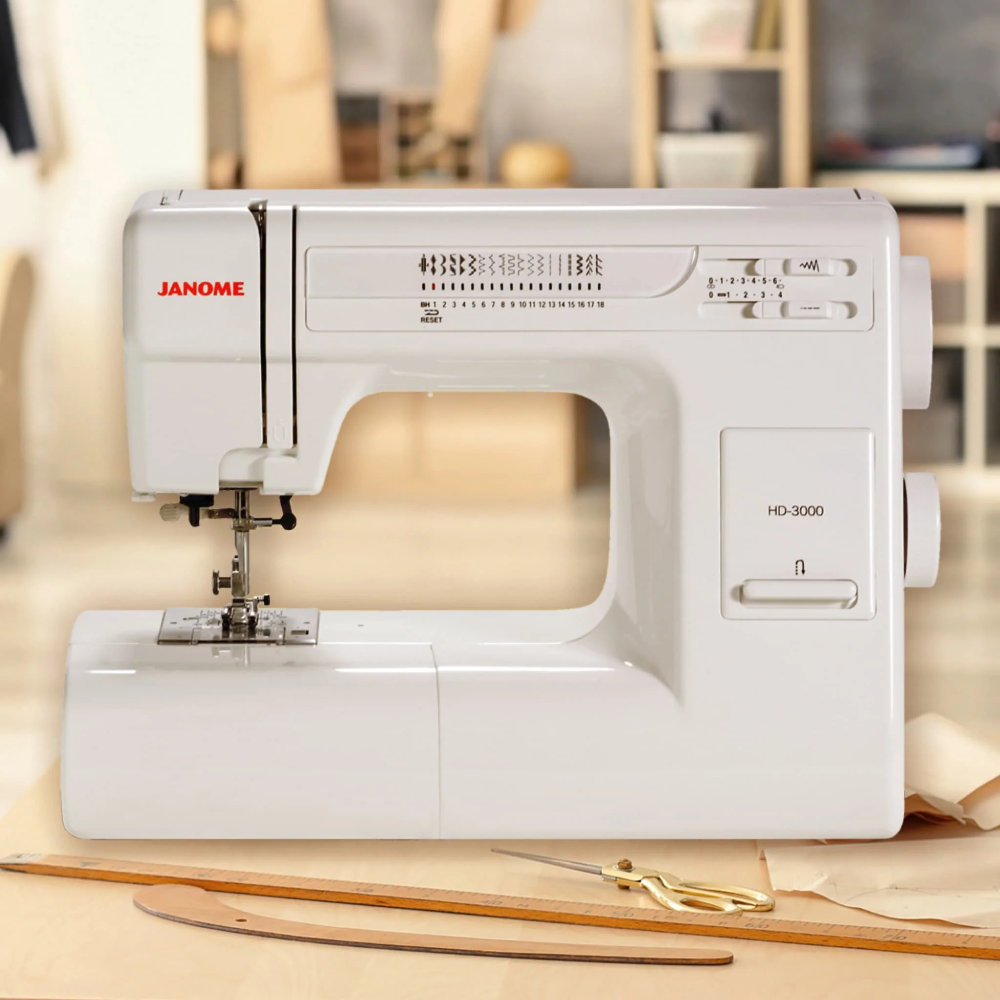 Refurbished Janome HD3000 Heavy Duty Sewing Machine - Image 2