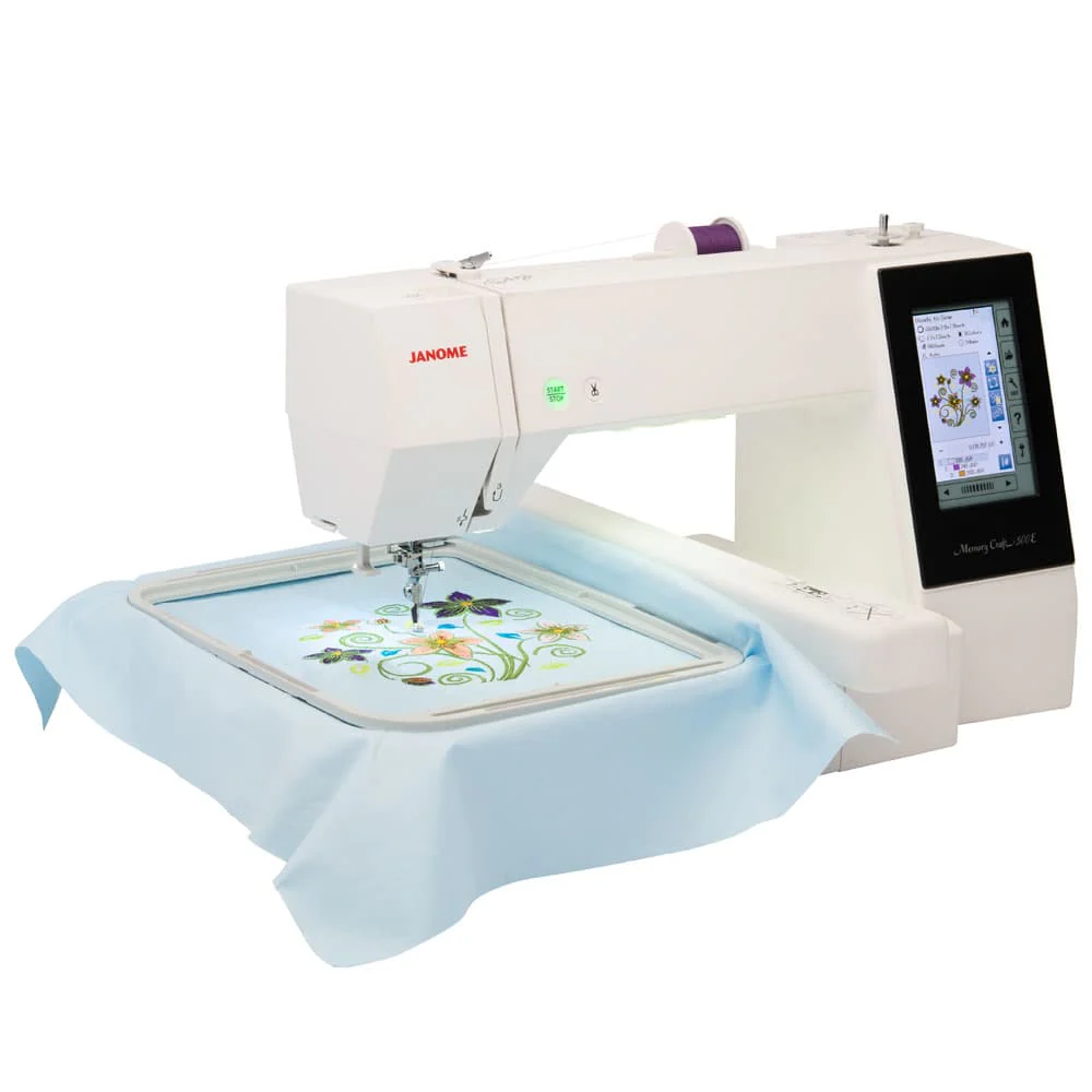 Refurbished Janome Memory Craft 500E Limited Edition Embroidery Machine - Image 3