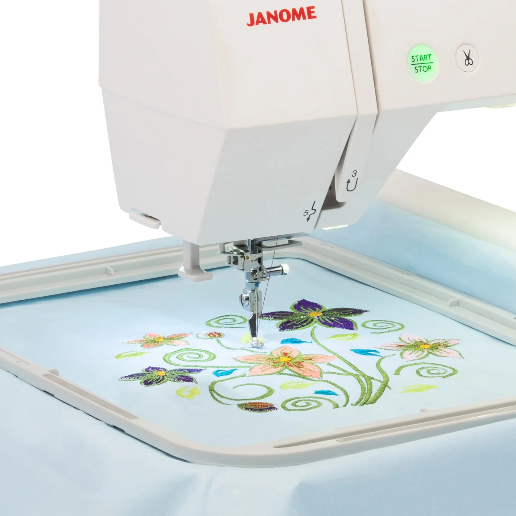 Refurbished Janome Memory Craft 500E Limited Edition Embroidery Machine - Image 5