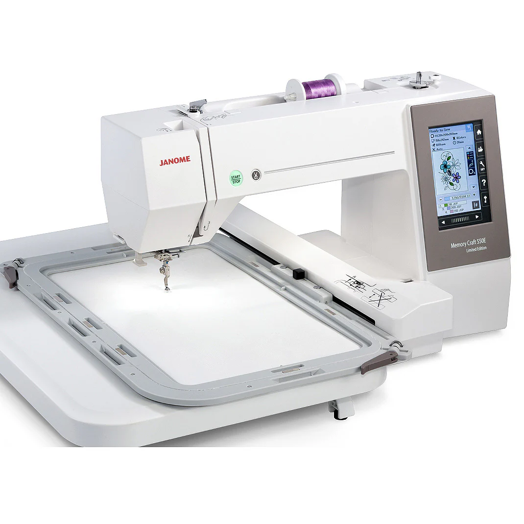 Refurbished Janome Memory Craft 550E Limited Edition Embroidery Machine - Image 5