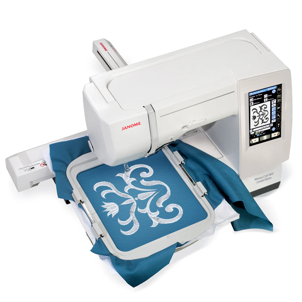 Refurbished Janome Memory Craft 9850 Limited Edition Sewing & Embroidery Machine - Image 5