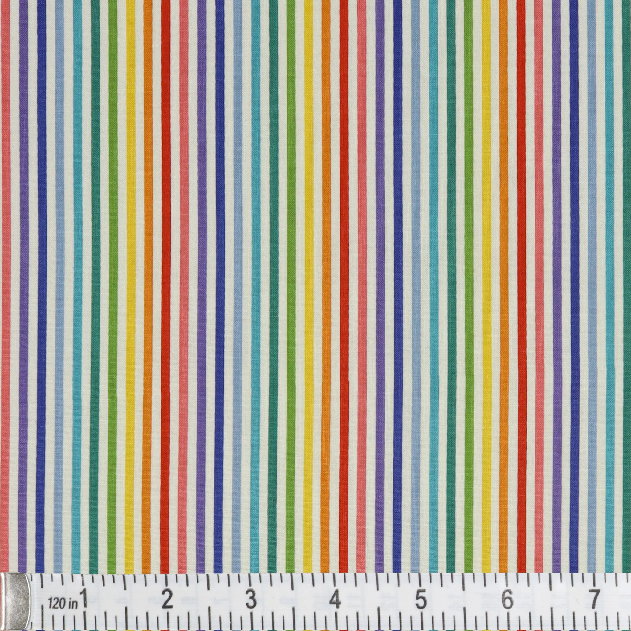 Riley Blake, 1/8" Striped Fabric Collection - Rainbow - Image 2