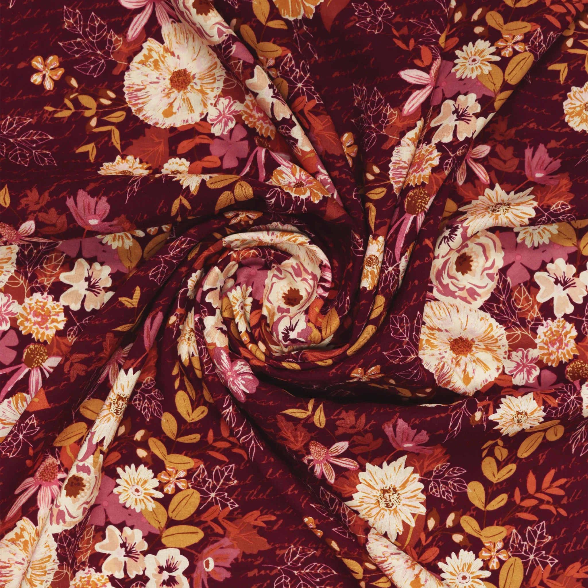 Romance Novel Picaresque Fabric in Rayon - Image 5
