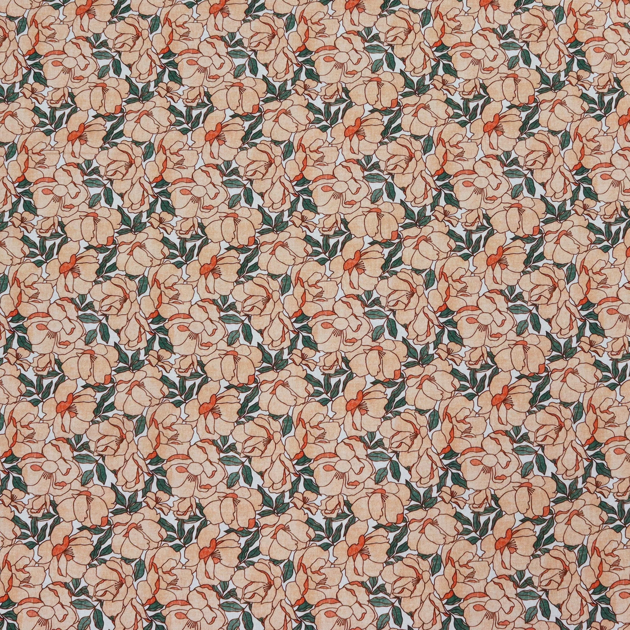 Rosy Deco Fabric Collection - Floribunda