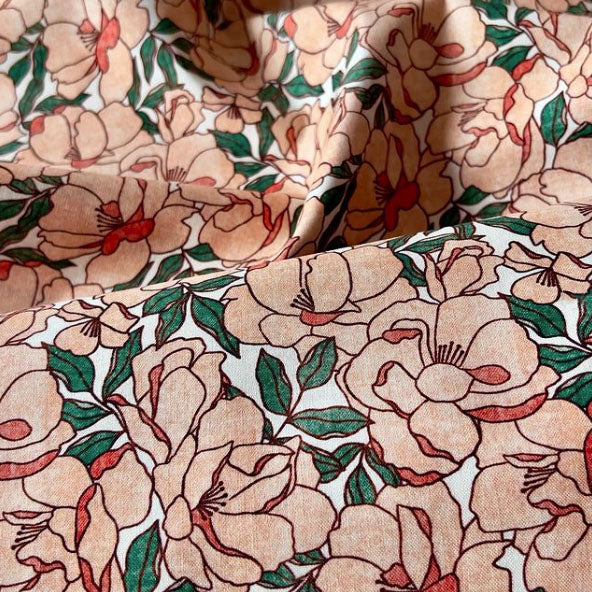 Rosy Deco Fabric Collection - Floribunda - Image 4