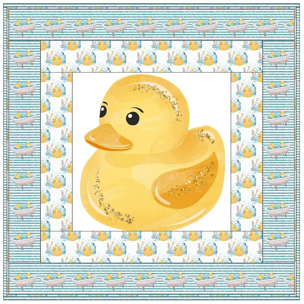 Rubber Duck Wall Hanging 42" x 42" - Image 2