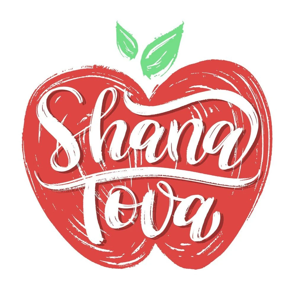Shana Tova Apple Fabric Panel