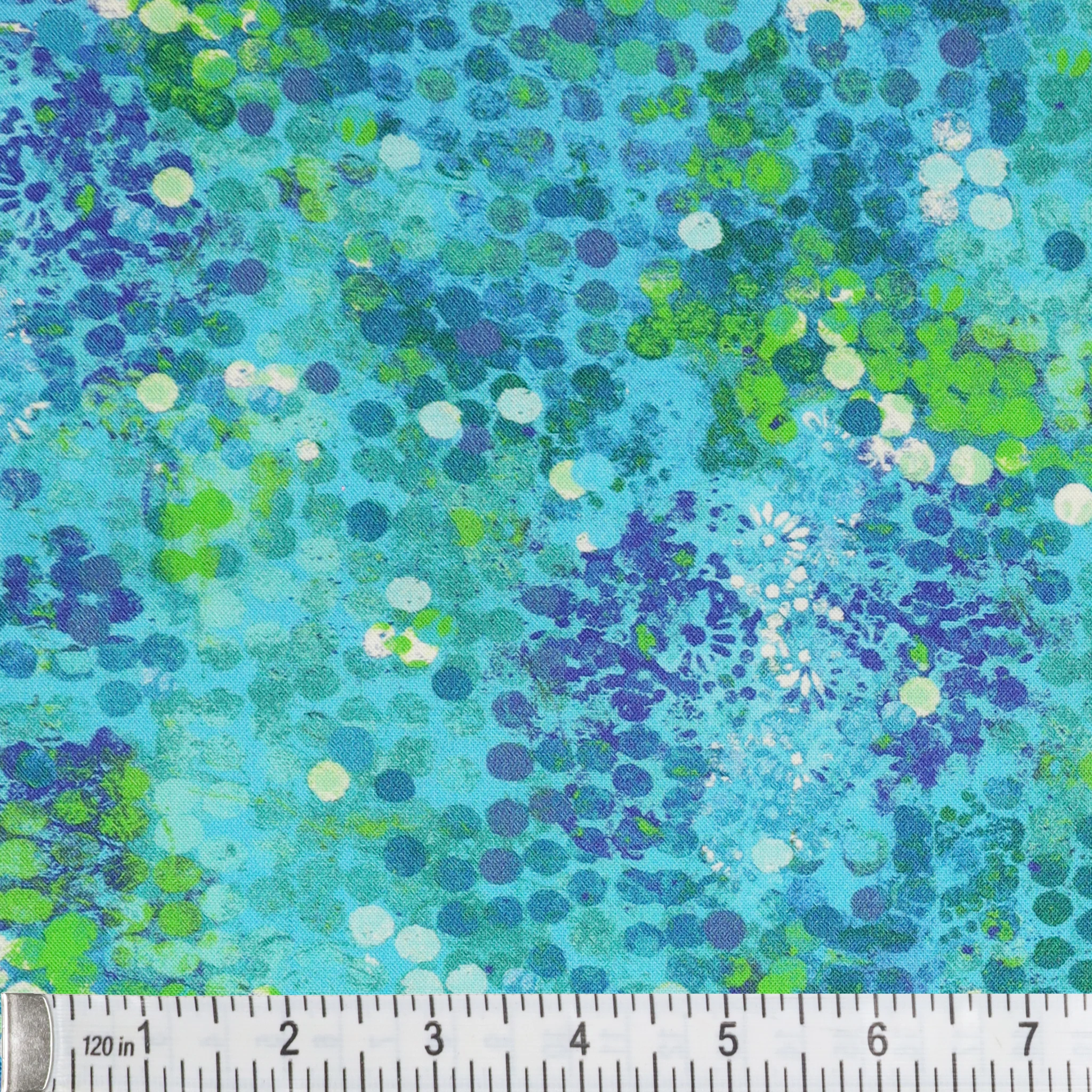Shine On Fabric Collection - Glimmer Turquoise - Image 3