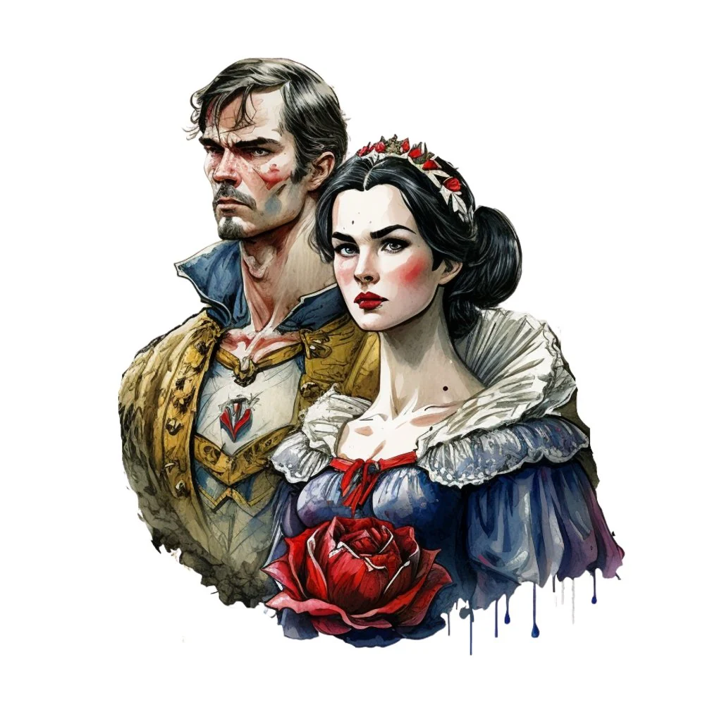 Snow White & The Prince #2 Fabric Panel