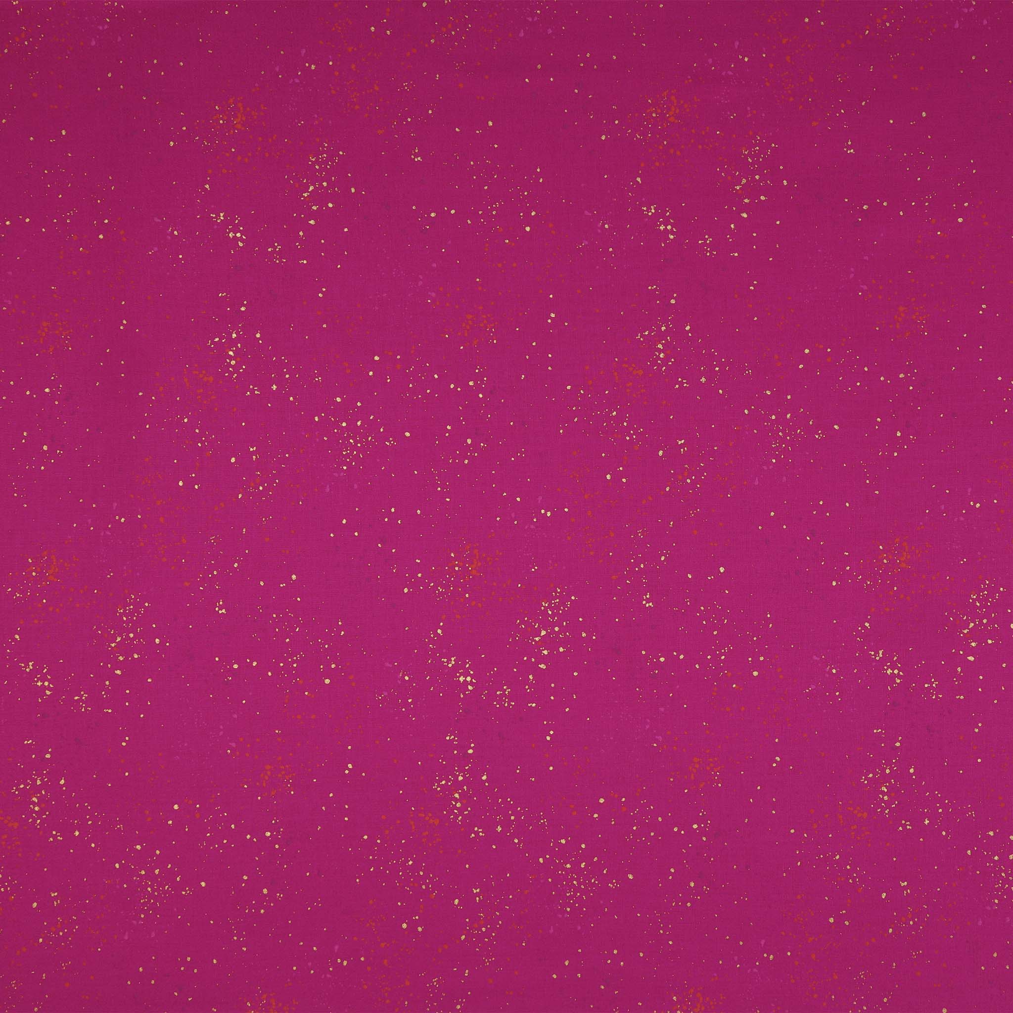 Speckled Metallic Fabric Collection - Berry