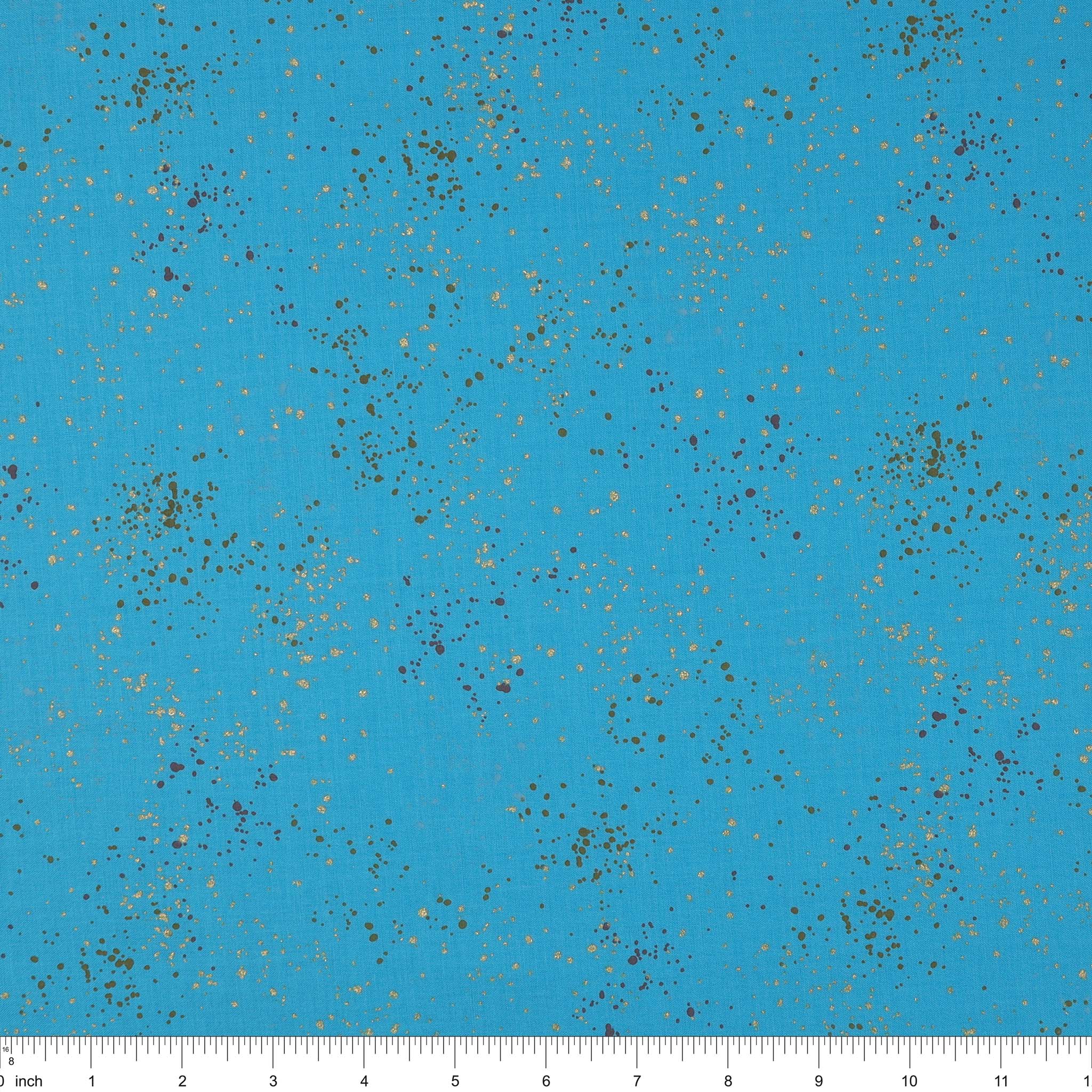 Speckled Metallic Fabric Collection - Bright Blue - Image 2