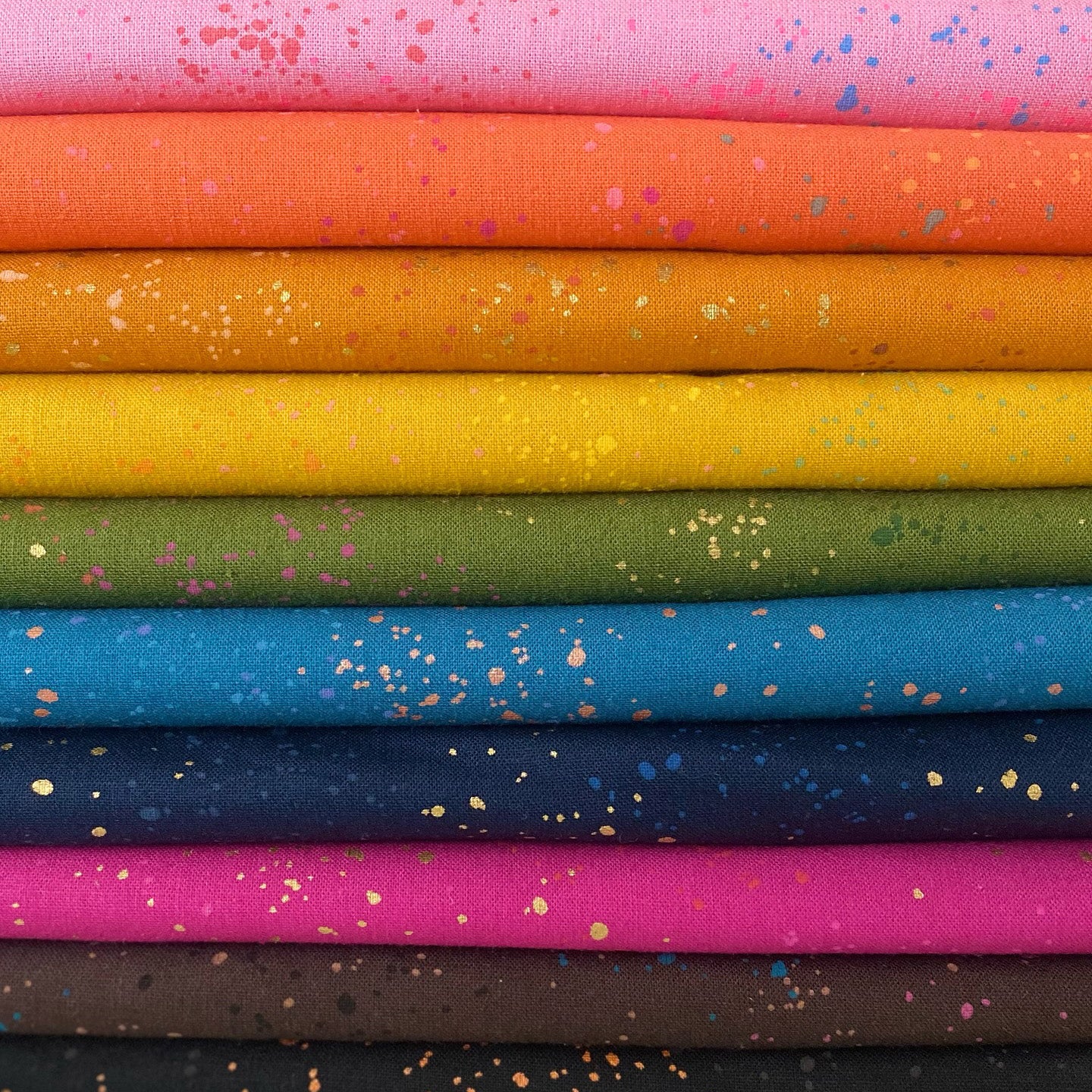Speckled Metallic Fabric Collection - Daisy - Image 5