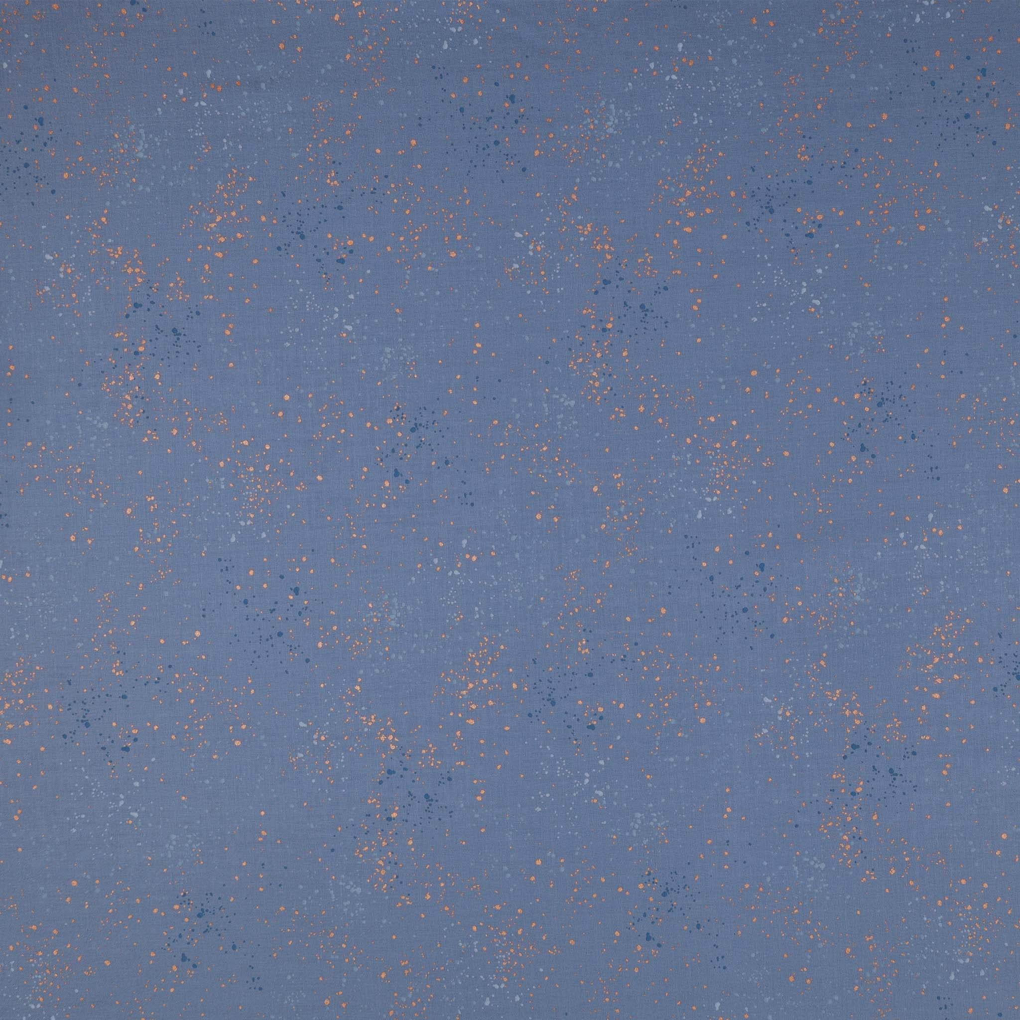 Speckled Metallic Fabric Collection - Denim