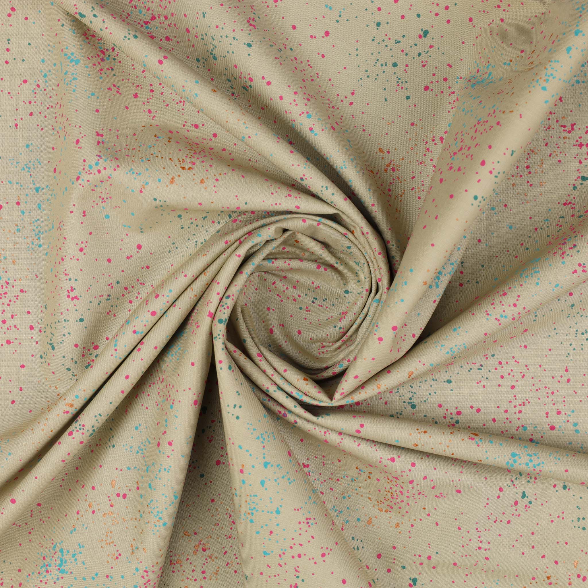 Speckled Metallic Fabric Collection - Khaki - Image 3