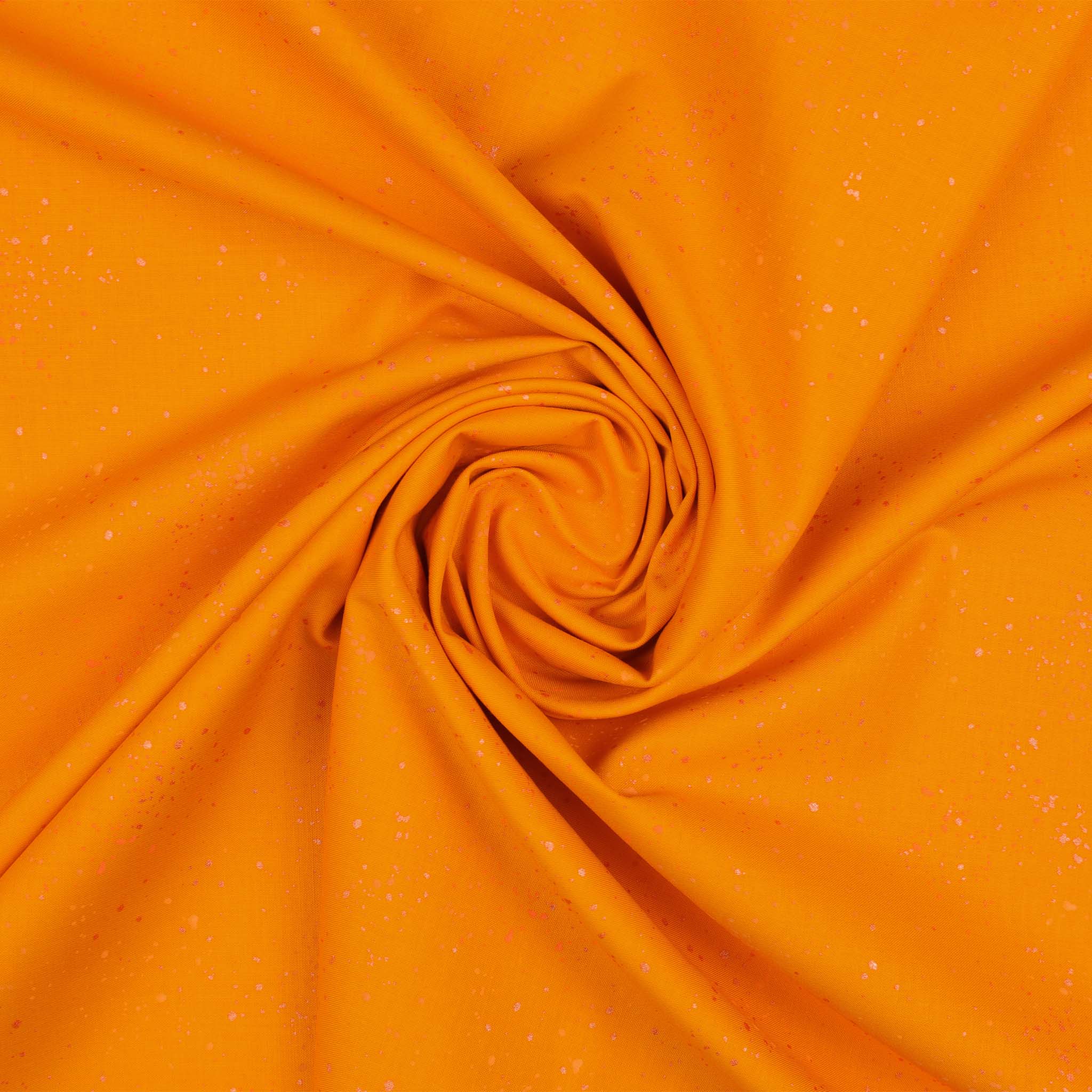 Speckled Metallic Fabric Collection - Metallic Clementine - Image 3