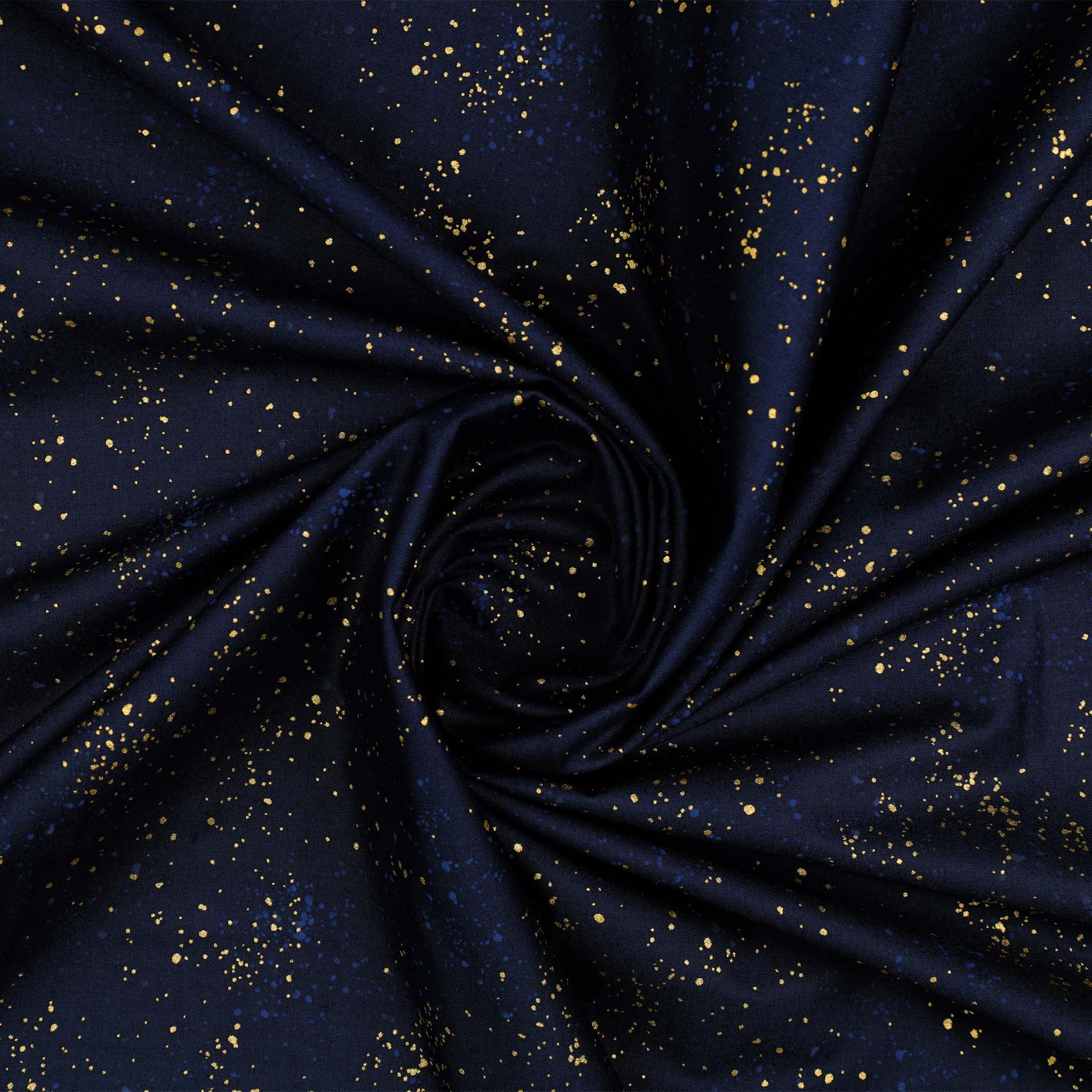 Speckled Metallic Fabric Collection - Navy - Image 3