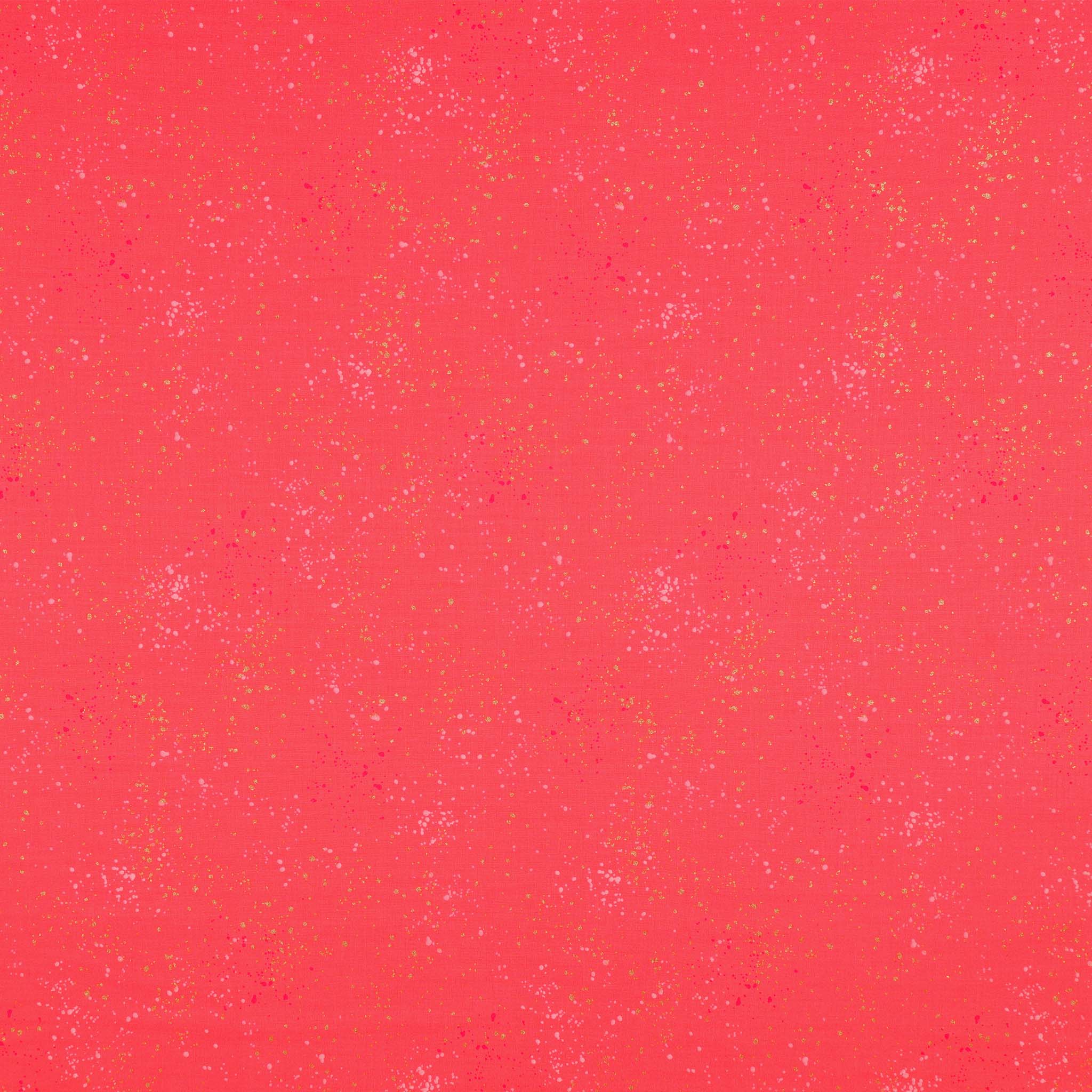 Speckled Metallic Fabric Collection - Strawberry