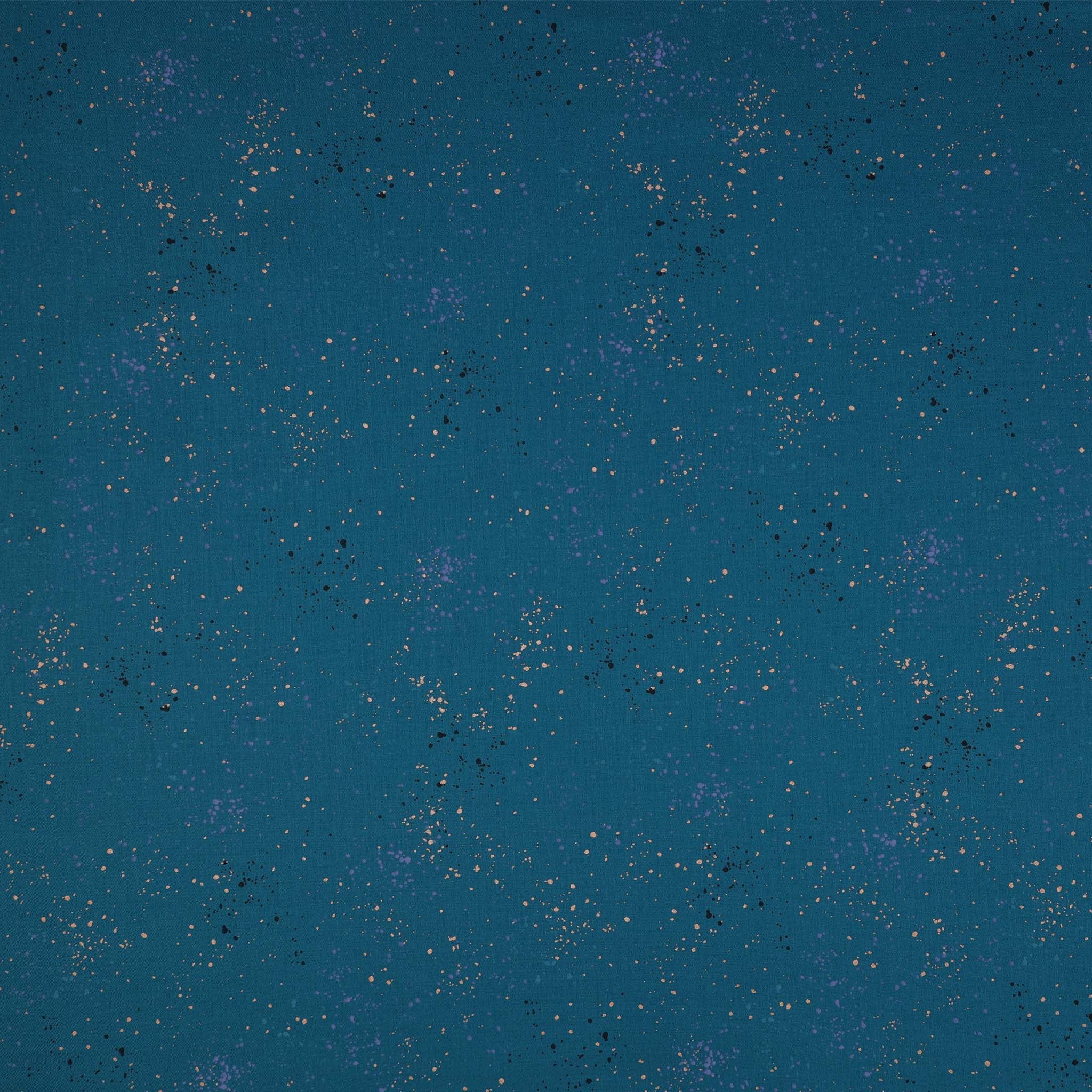 Speckled Metallic Fabric Collection - Teal