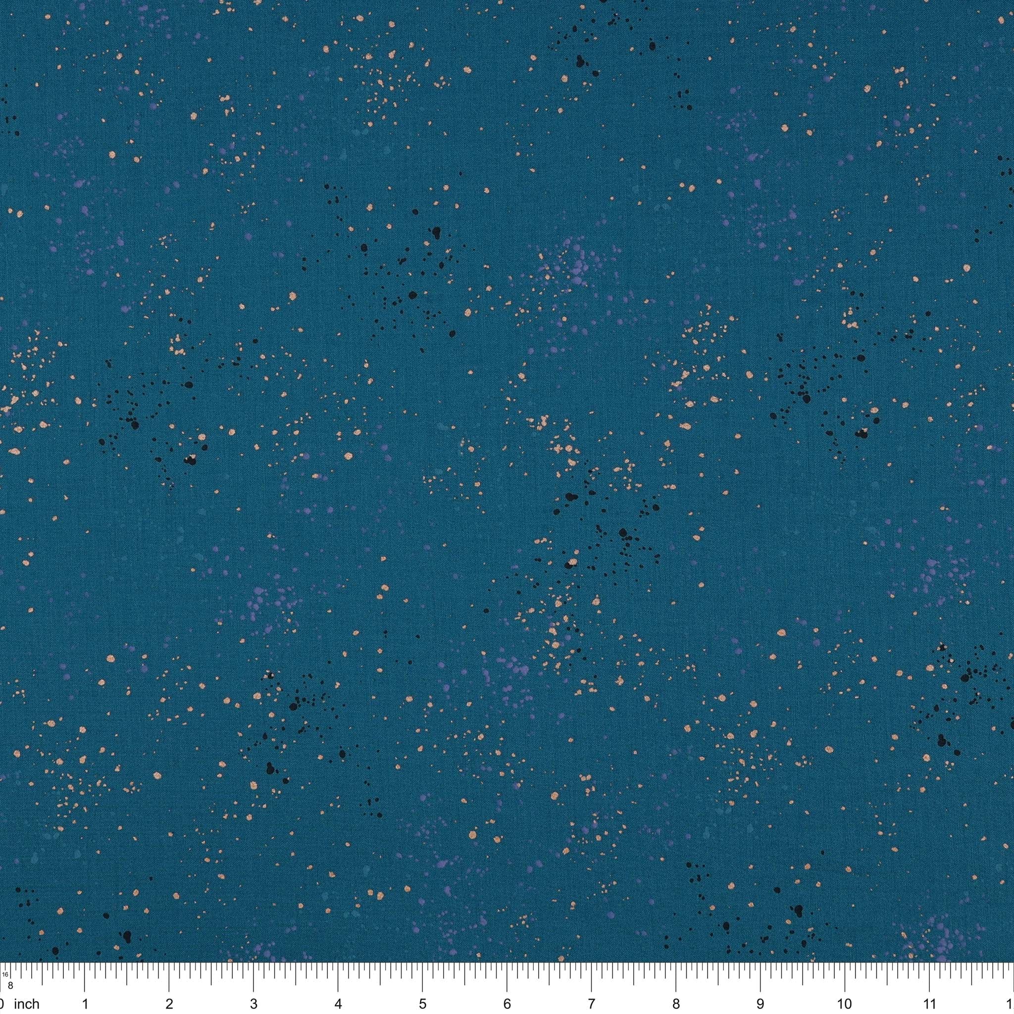 Speckled Metallic Fabric Collection - Teal - Image 2