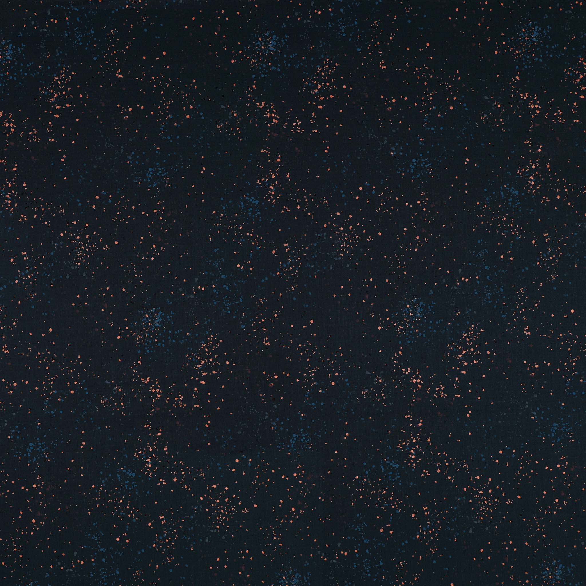 Speckled Metallic Fabric Collection - Teal Navy