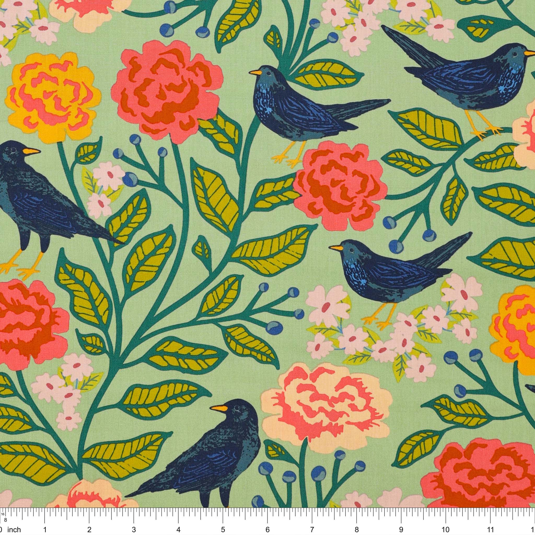 Starling Fabric Collection - Blackbird Aviary - Image 3