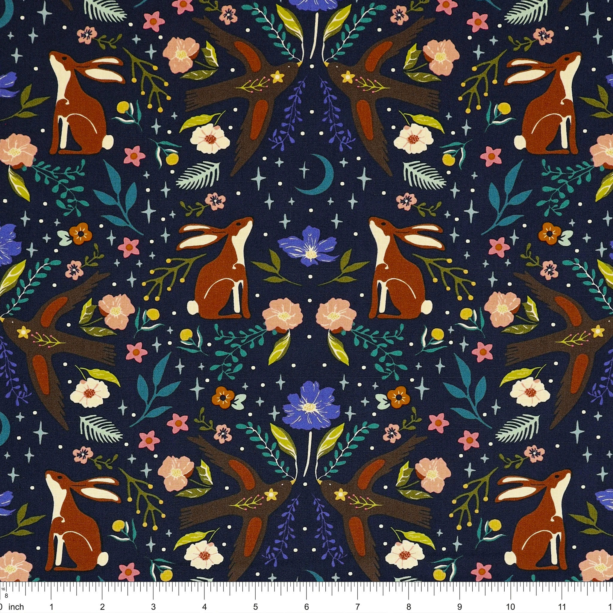Starling Fabric Collection - Moonlit Forest Dusk - Image 3