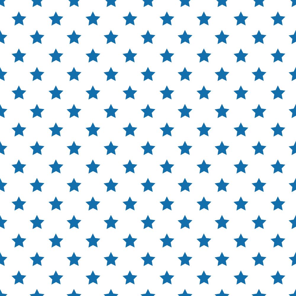 Stars Basics Fabric - Blue on White