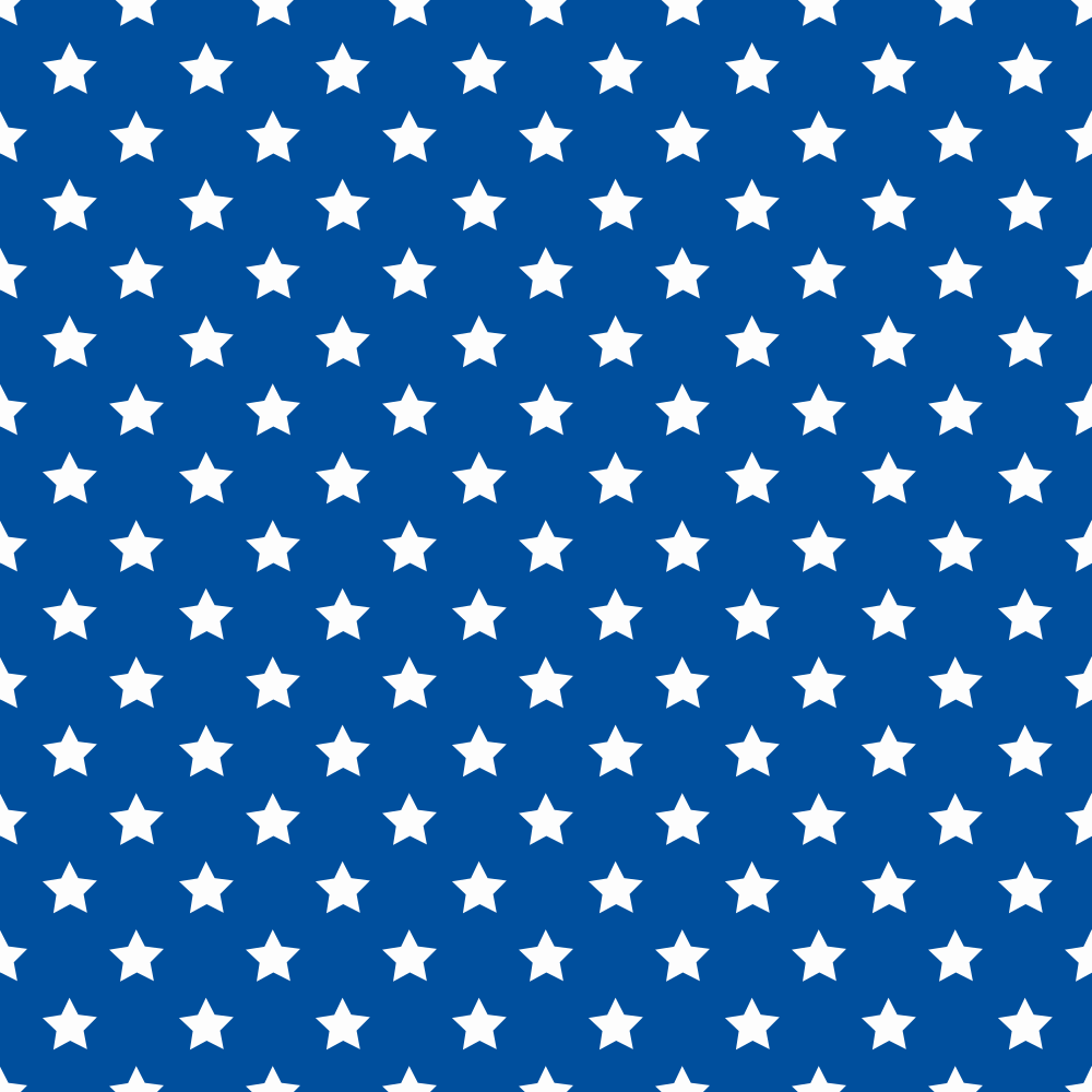 Stars Basics Fabric - White on Navy Blue