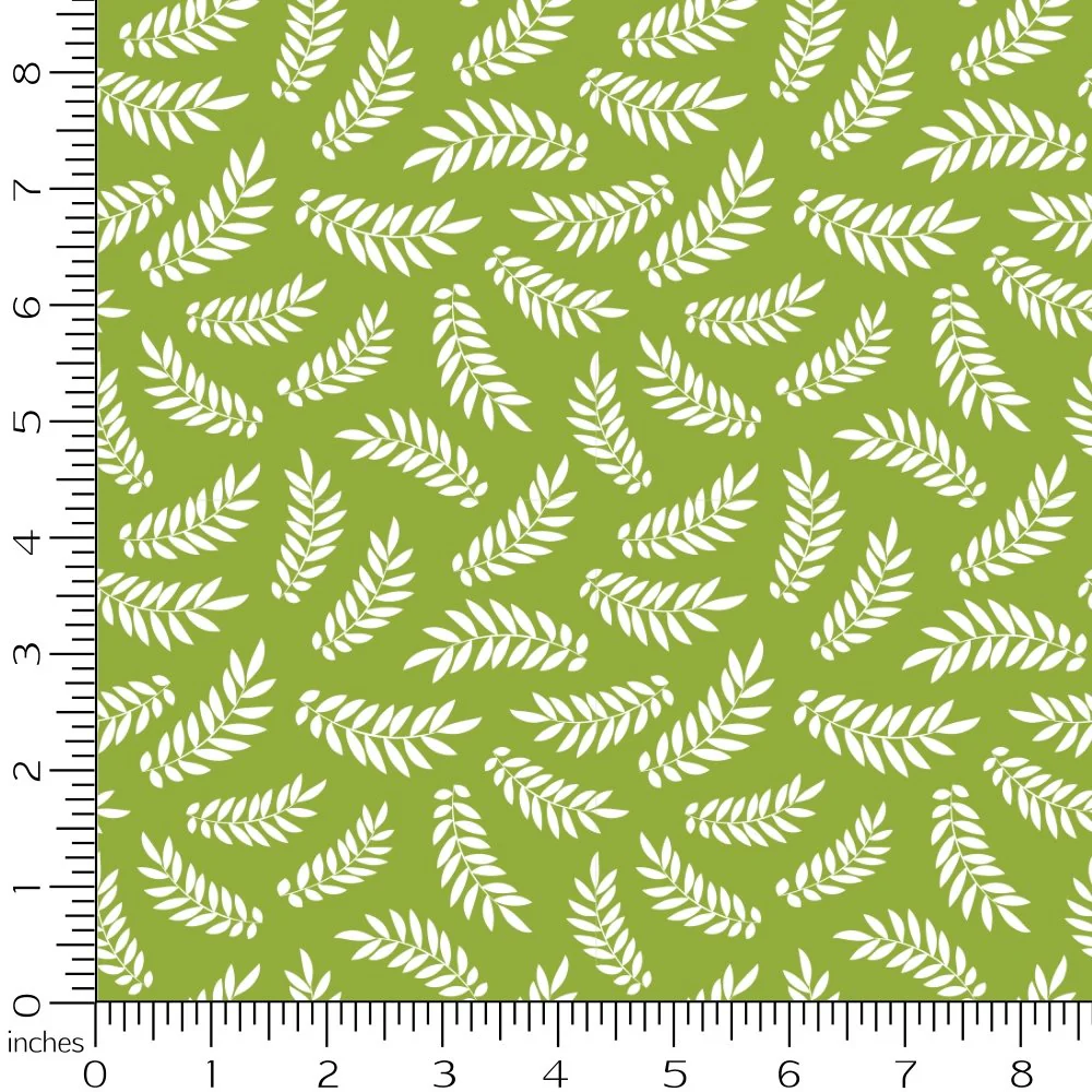 Sunflowers and Bees Leaves Fabric - Image 2