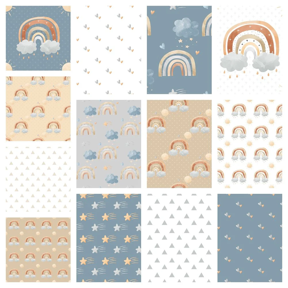 Sunny Day Blues Fat Eighth Bundle - 13 Pieces