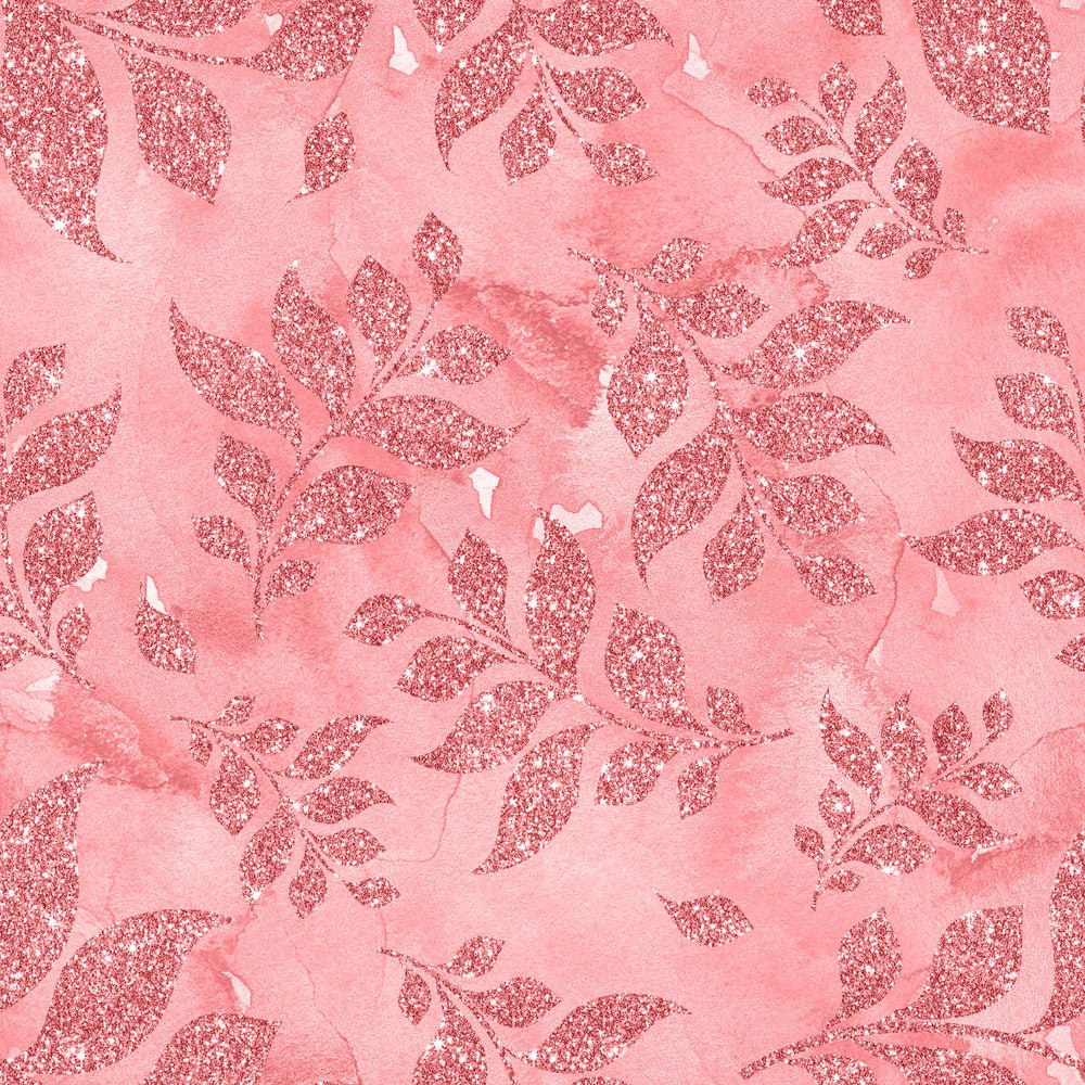 Sweet Dragonfly Red Leaves Fabric