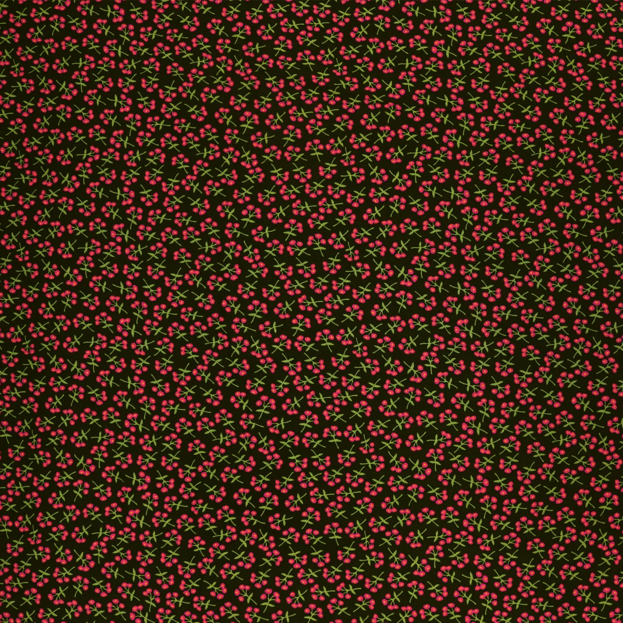 Sweet Floret Cerise Fabric in Rayon