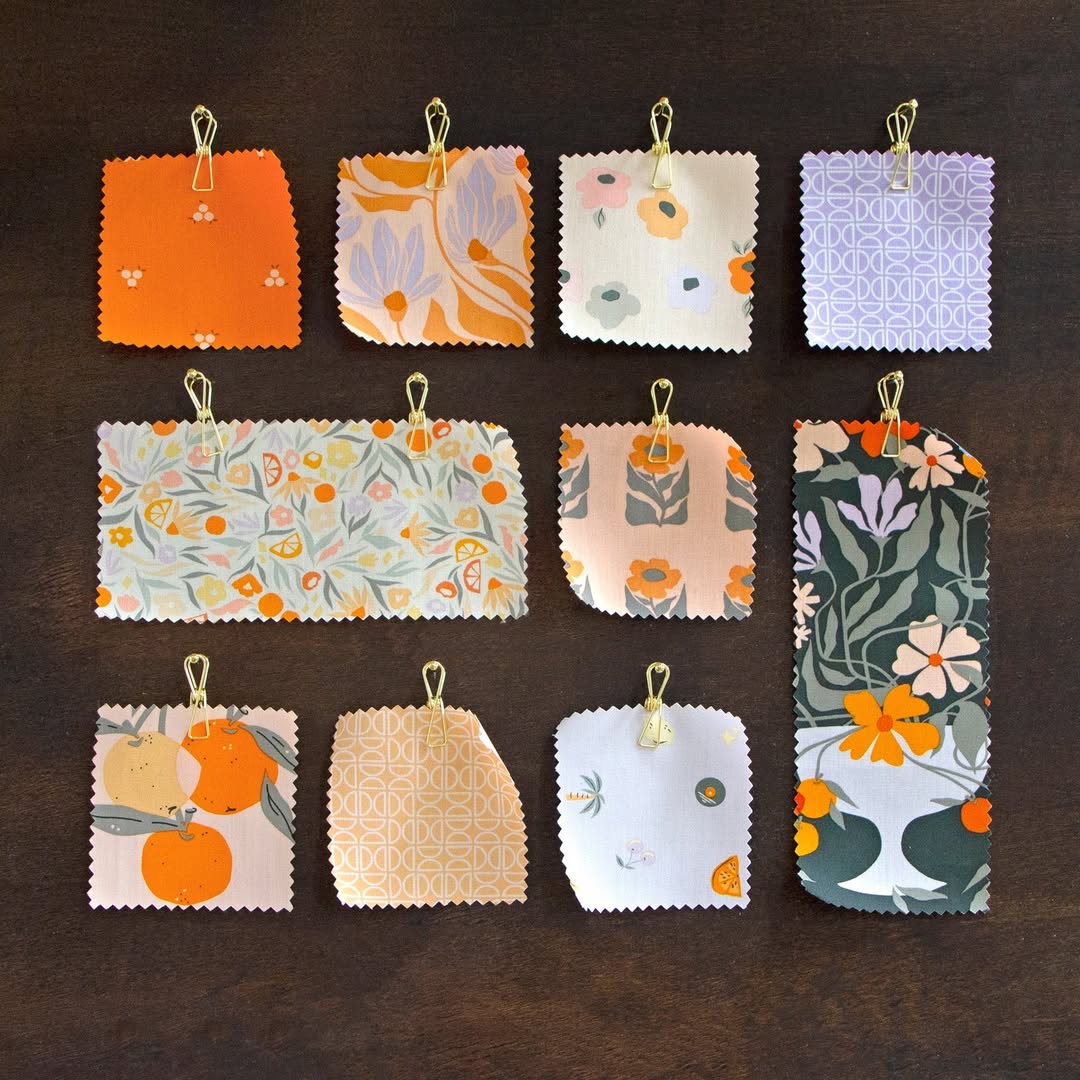 Tangerine Fabric Collection - Bloom Burst Sunset - Image 5