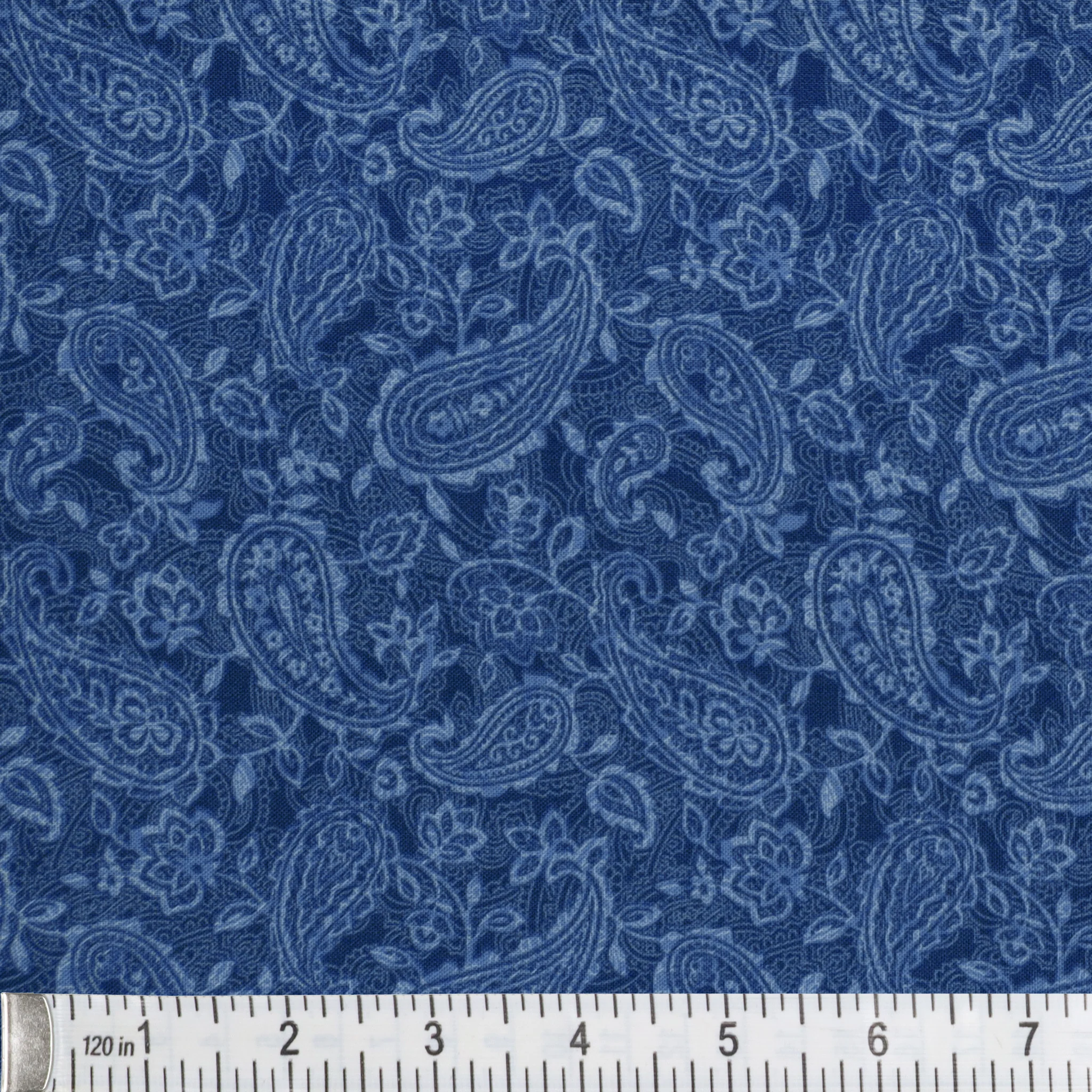 The Drawing Room Fabric Collection - Side Table Blue - Image 2