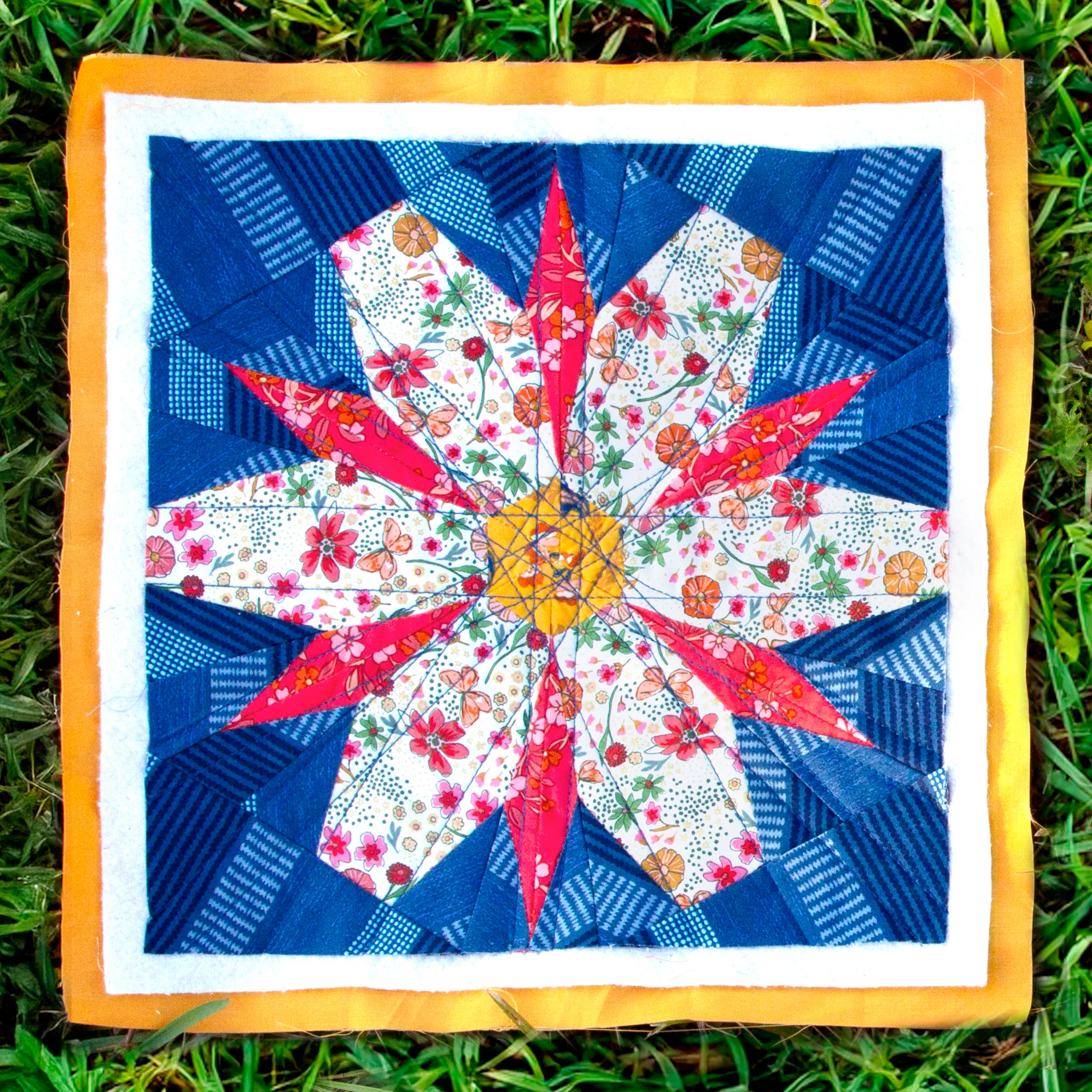The Flower Fields Fabric Collection - Floral Abundance Shine - Image 4
