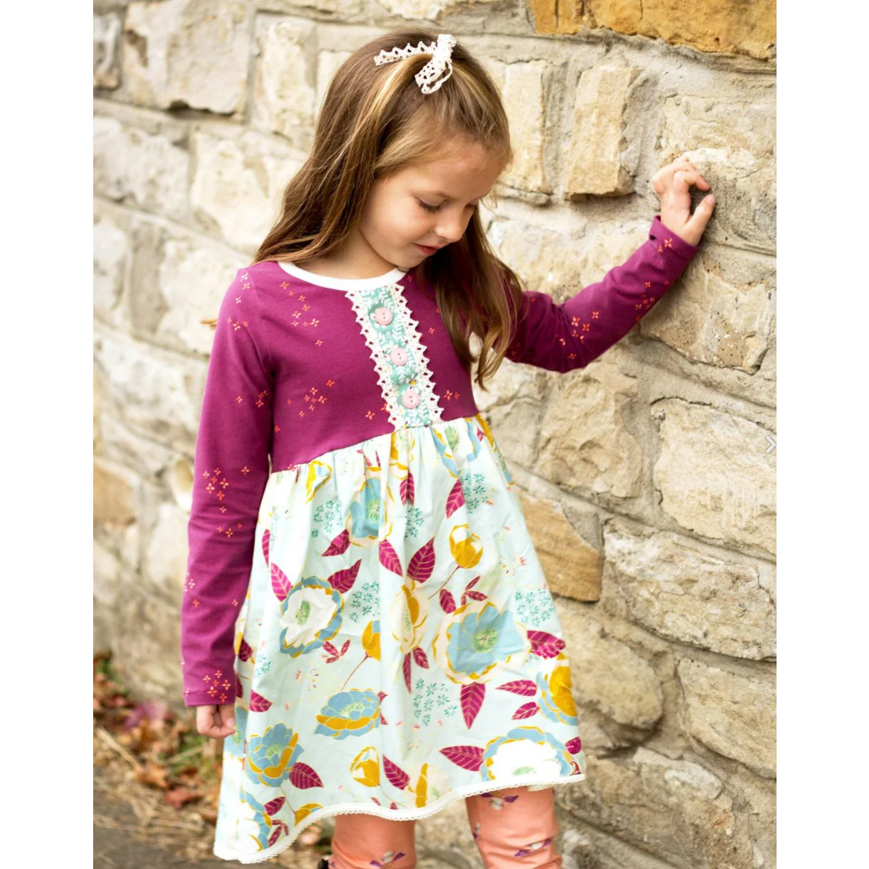 Twinklestar Berry Fabric in Knit - Image 5