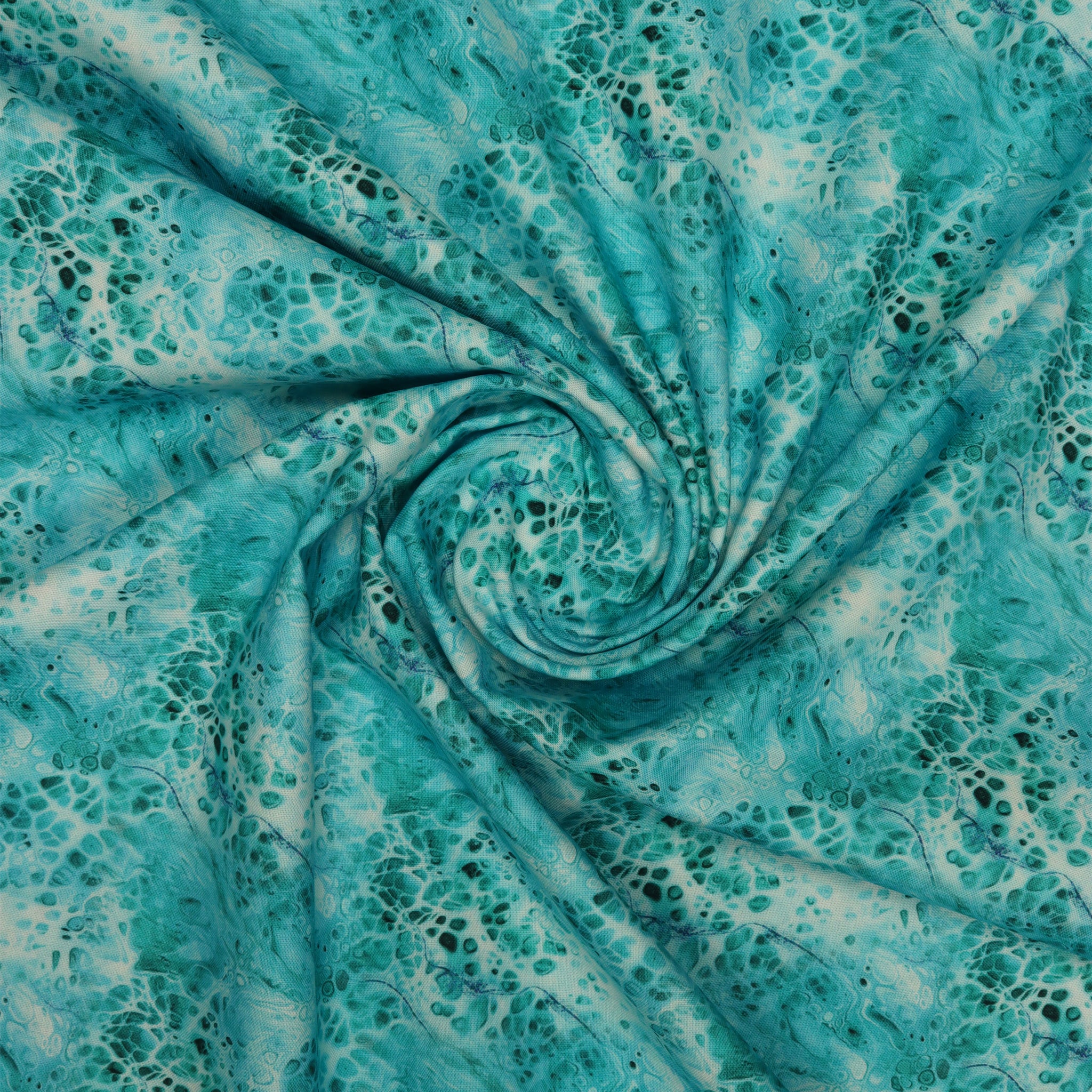 Under The Sea Fabric Collection - Ocean Turquoise - Image 2