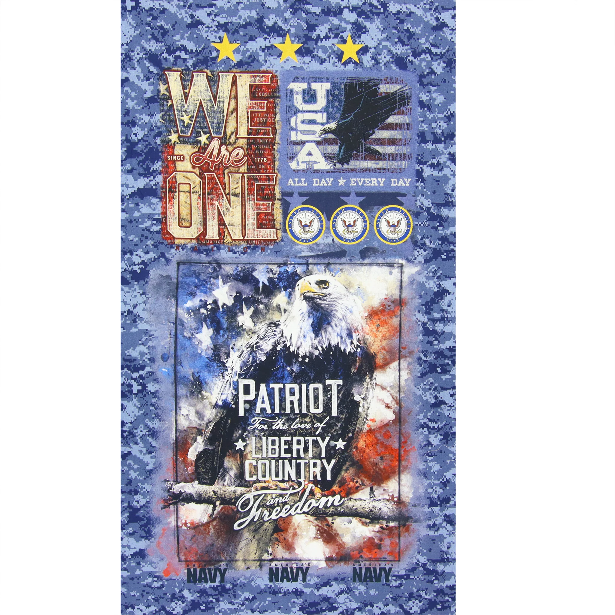 US Military Fabric Collection - Navy Panel