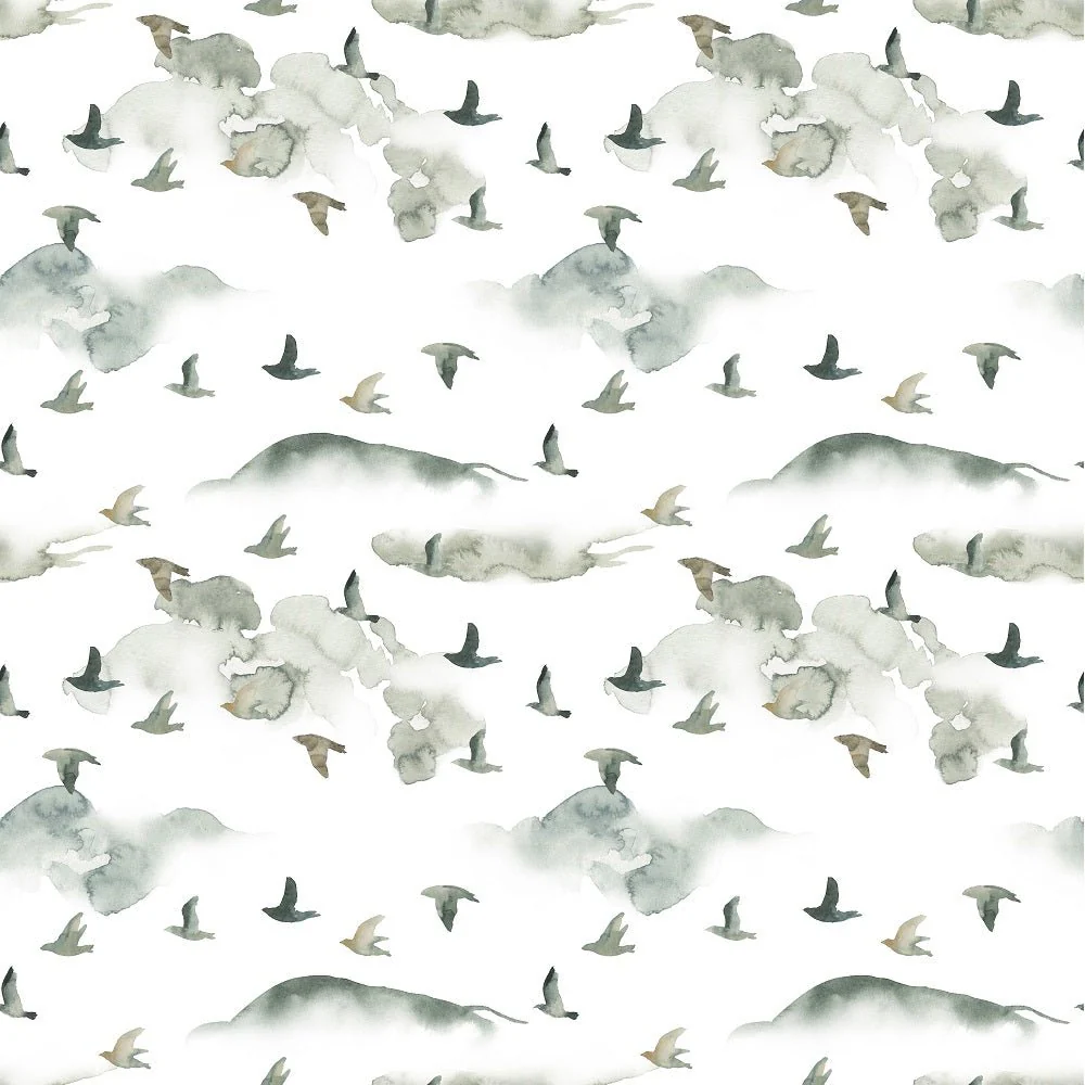 Wild Pinery Birds Fabric