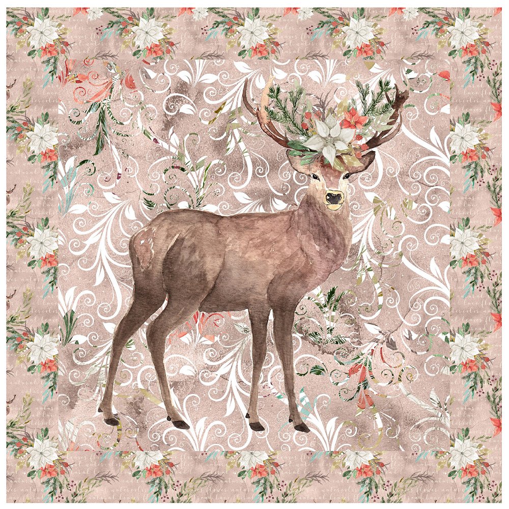 Winter Dreams Pillow Fabric Panels - Image 2