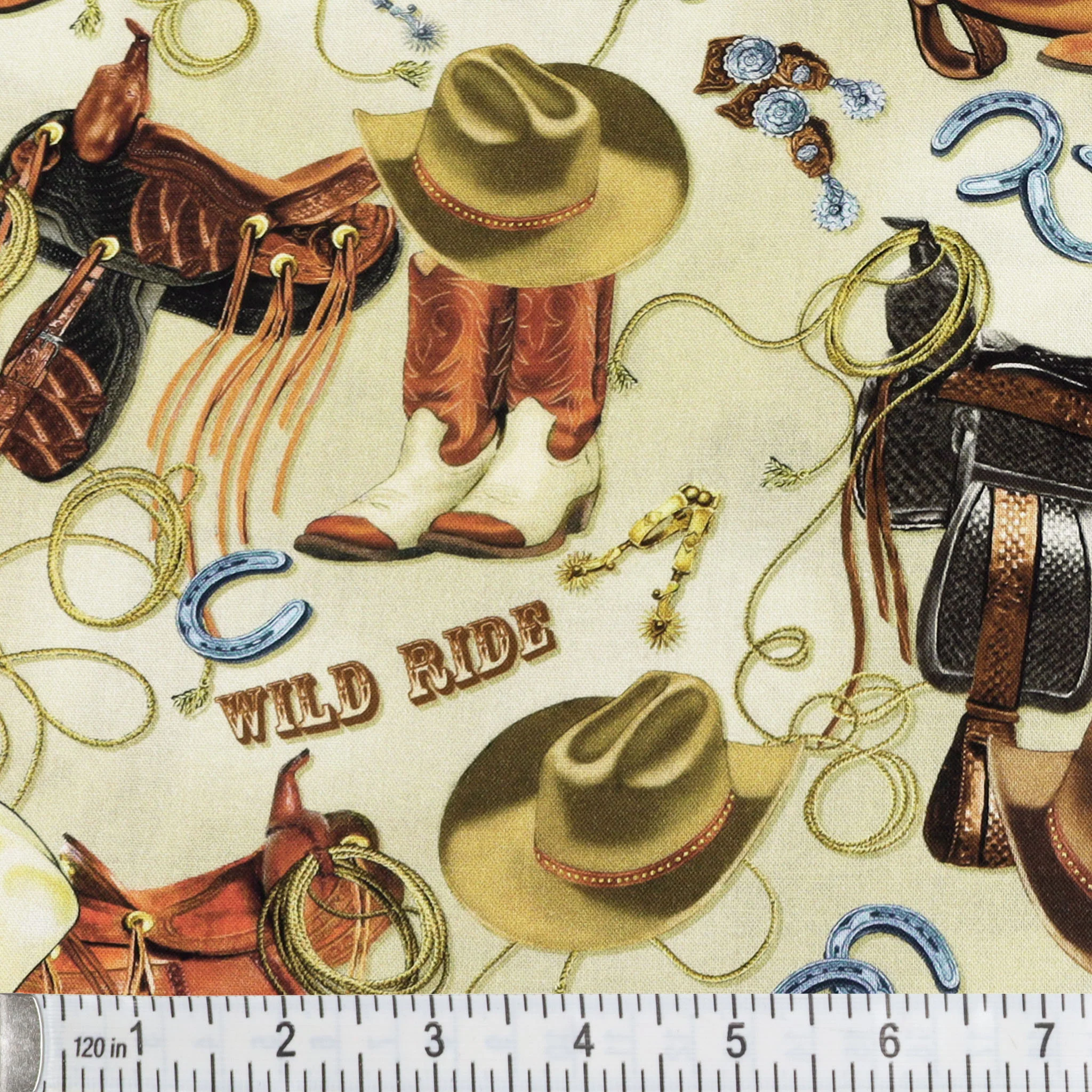 Yellowstone Fabric Collection - Western Ways Tan - Image 2