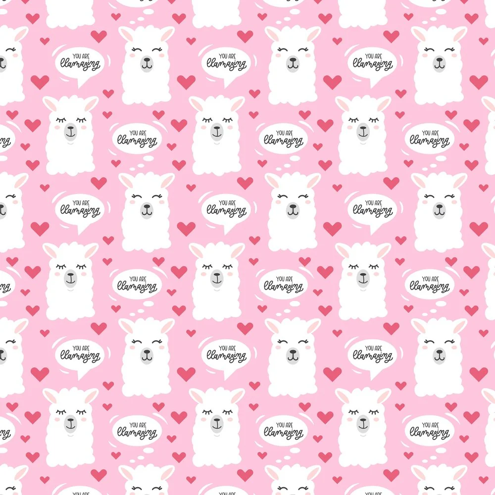 You Are Llamaazing Fabric